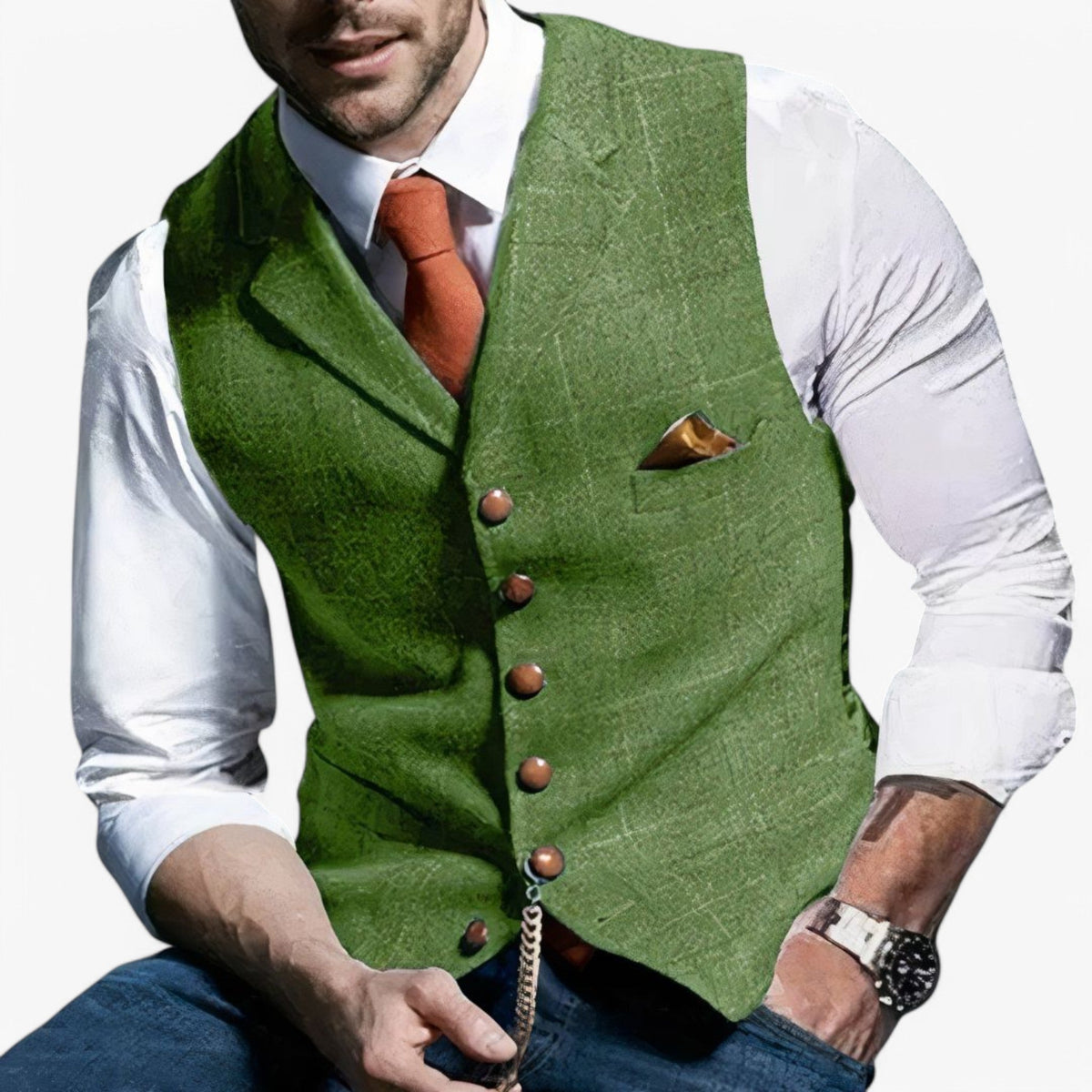Tailored Men's Waistcoat for Formal and Casual Wear