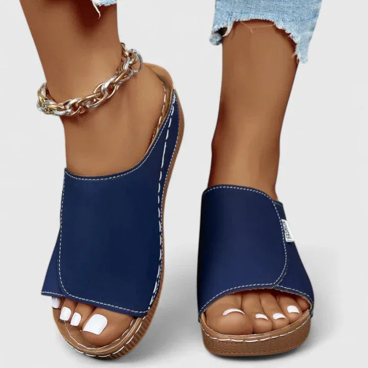 Shock Absorbing Sandals with Breathable Upper