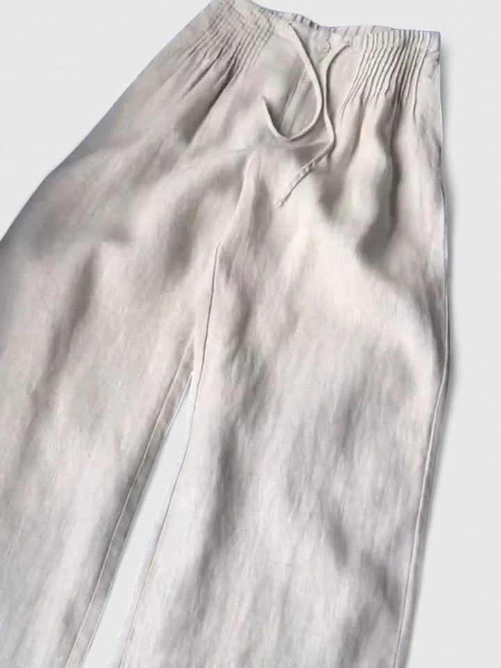 Airy Flowing Trousers with Graceful Drape