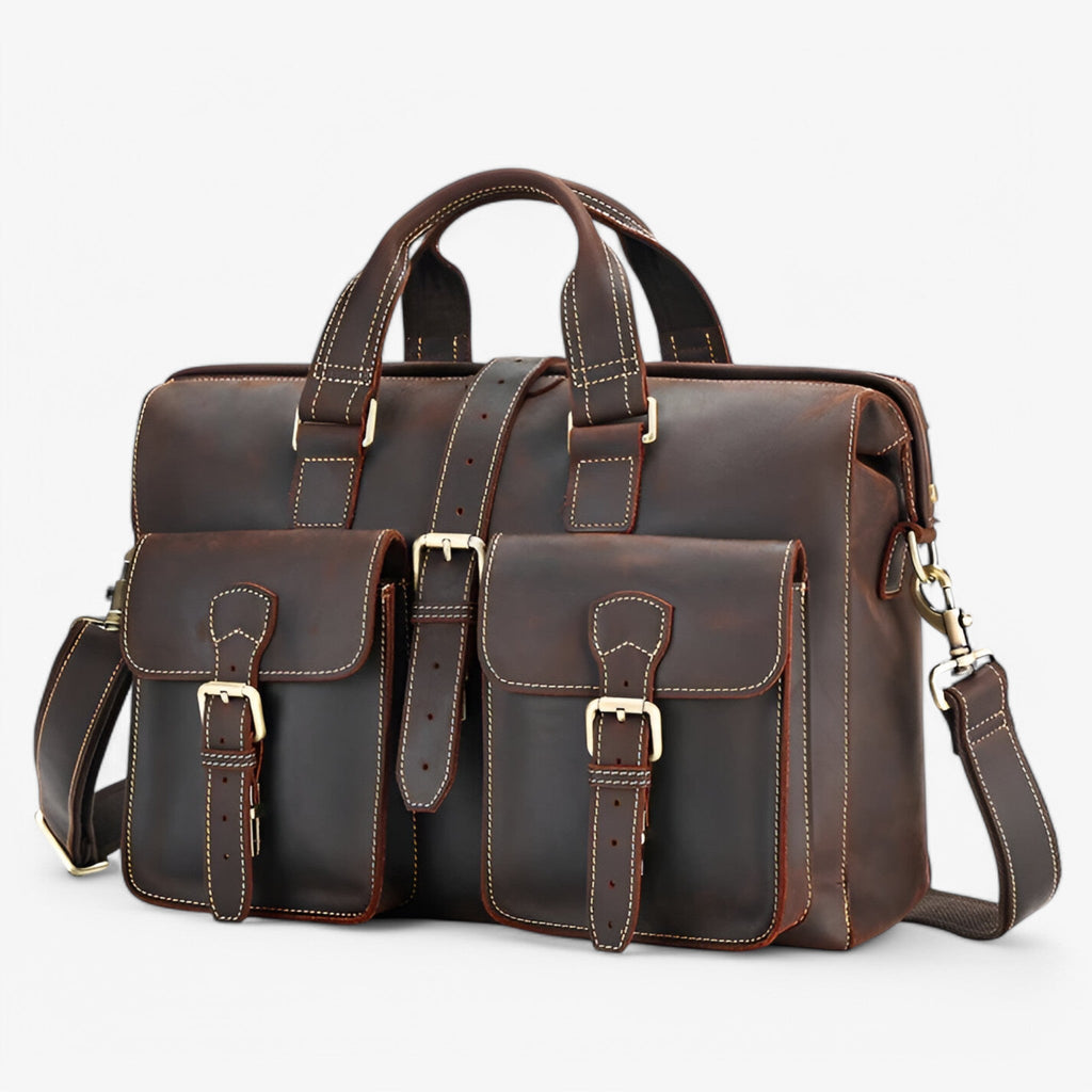 Structured Briefcase with Laptop Compartment
