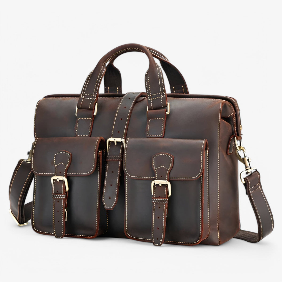 Structured Briefcase with Laptop Compartment