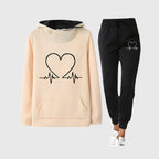 Two Piece Tracksuit with Relaxed Comfortable Fit