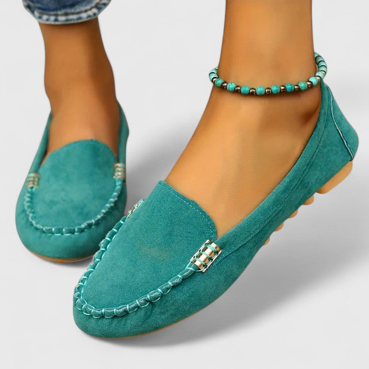 Slip in-loafers med sofistikerad finish