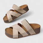 Shaped Sole Sandals with Slip-Resistant Grip