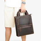 Faux Leather Document Portfolio with Multiple Compartments