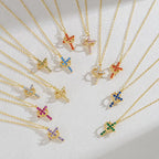 Cross and Crown Pendant Necklace in a Choice of Finishes