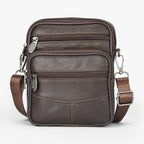 Vertical Crossbody Bag with Multiple Compartments