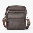 Vertical Crossbody Bag with Multiple Compartments