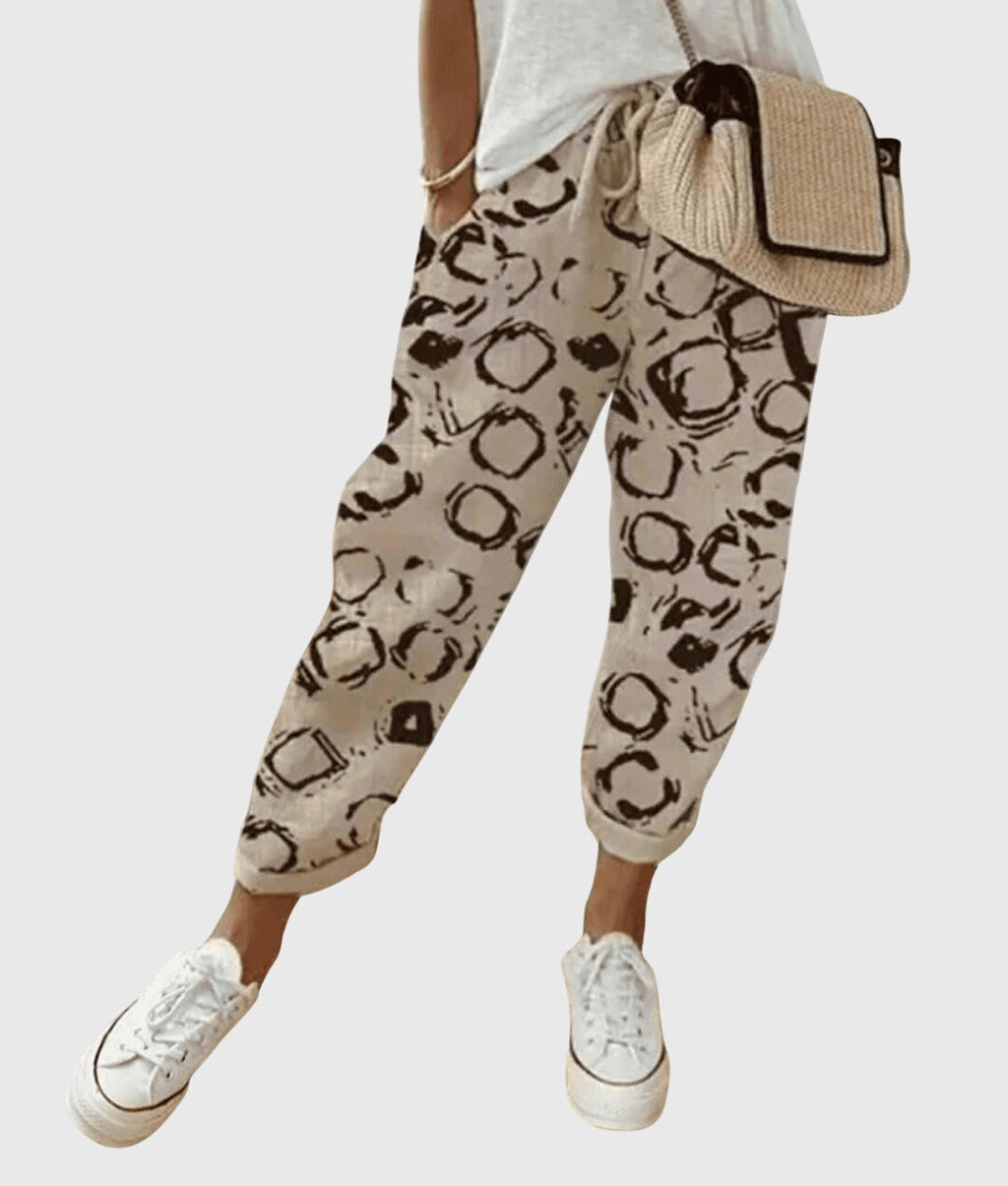 Relaxed Summer Trousers with Elasticated Waist
