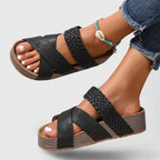 Shaped Sole Sandals with Slip-Resistant Grip