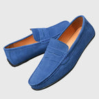 Cushioned Slip-On Loafers with Bold Colour Options