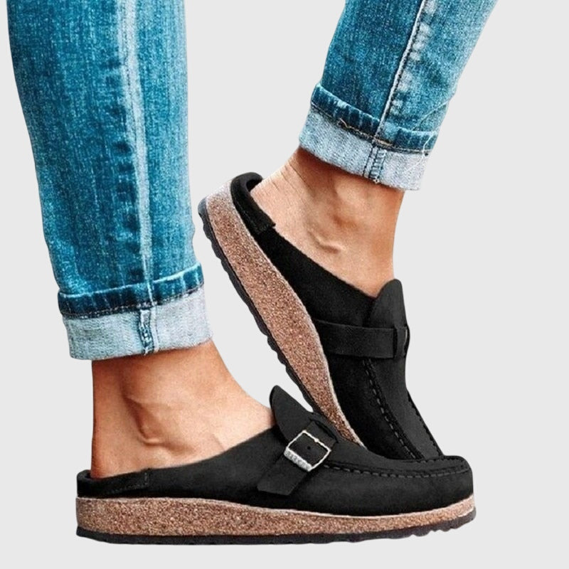 Slip-On Clogs with Moulded Sole and Slip-Resistant Grip