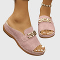 Slip-On Sandals with Shock Absorbing Sole