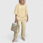 Coordinated Two Piece Set with Wide Colour Range