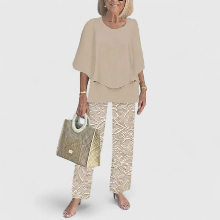 Coordinated Two Piece Set with Wide Colour Range