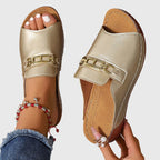 Sandalias anatómicas con empeine transpirable