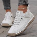 Slip-On Trainers with Wide Toe Box and Elasticated Panels