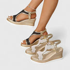 Sandalias con acolchado de gel y plantilla anatómica