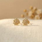 Leaf Earrings with Delicate Detail and Natural Feel