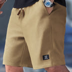 Slim fit-shorts med justerbar dragskomidja