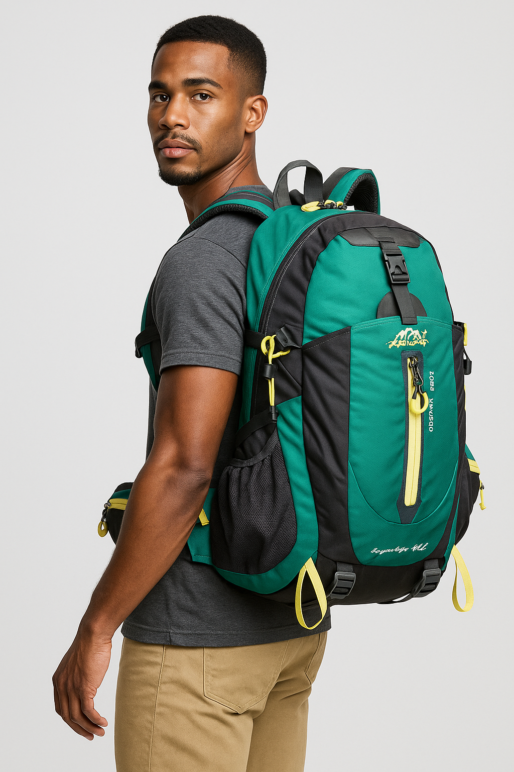 40L Water-Resistant Backpack with Laptop Compartment