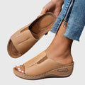 Contoured Sandals with Slip-Resistant Sole
