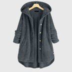 Hooded Fleece Jacket with Soft Warm Handle