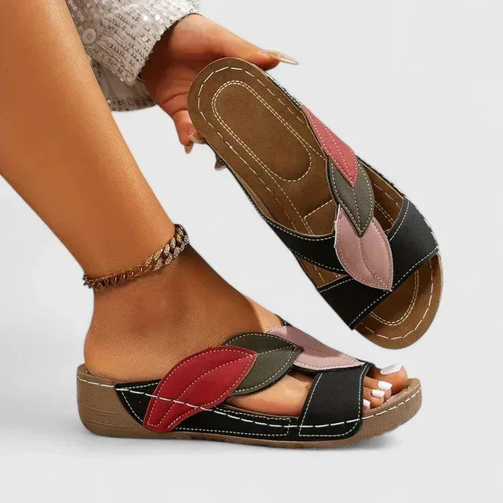 Soft Support Sandals with Slip-Resistant Sole