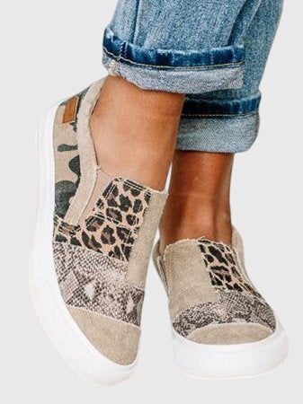 Slip-On Shoes with Shock Absorbing Slip-Resistant Sole