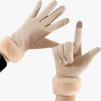 Fleece-Lined Winter Cycling Gloves with Touchscreen Tips