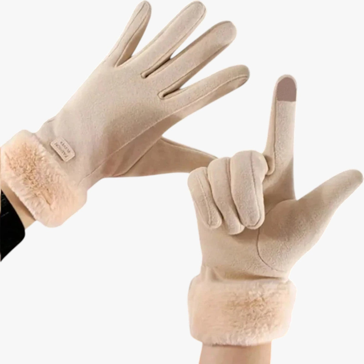 Fleece-Lined Winter Cycling Gloves with Touchscreen Tips