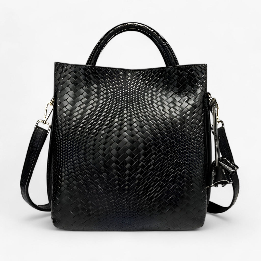 Structured Handbag with Compartments for Everyday Use
