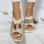 Sandalias cómodas con plantilla de sujeción
