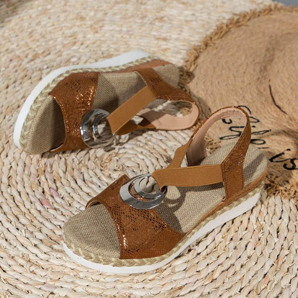 Sandalias cómodas con plantilla de sujeción