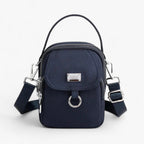 Compact Eco-Leather Shoulder Bag with Adjustable Strap