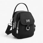 Compact Eco-Leather Shoulder Bag with Adjustable Strap