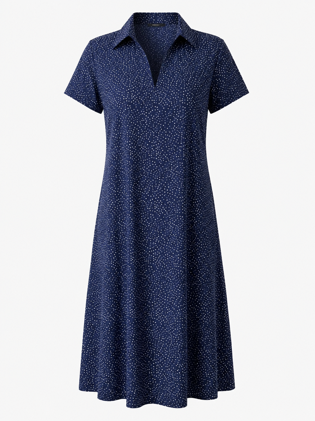 Printed V-Neck Dress with a Relaxed Everyday Fit
