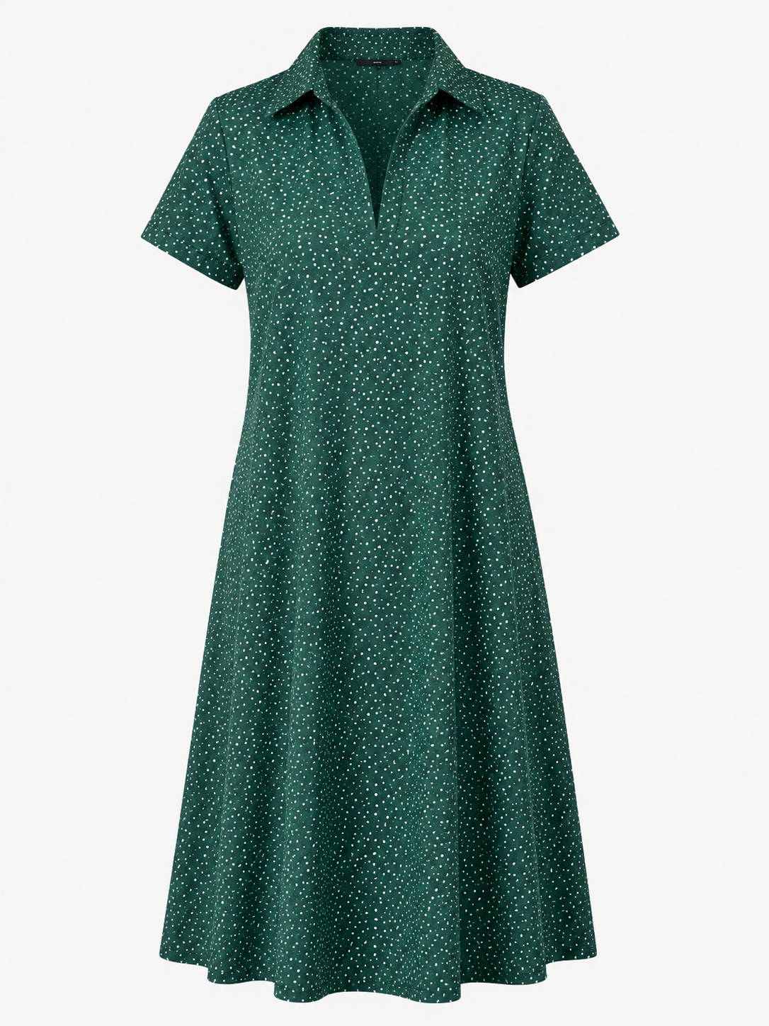 Printed V-Neck Dress with a Relaxed Everyday Fit