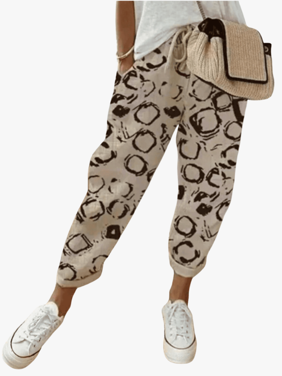 Pantalones pulidos con corte adaptable para el día a día