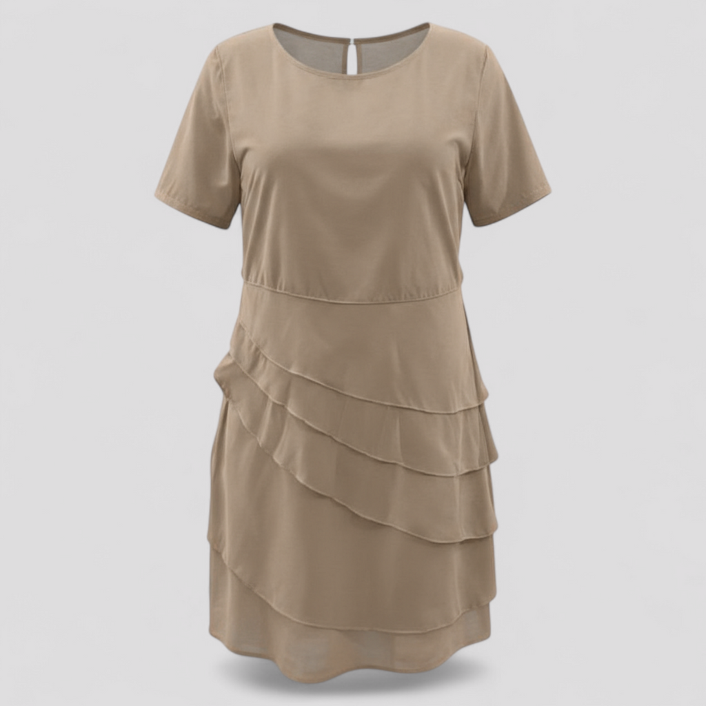 Velvet Ruffle Front Blouse for Office and Evening