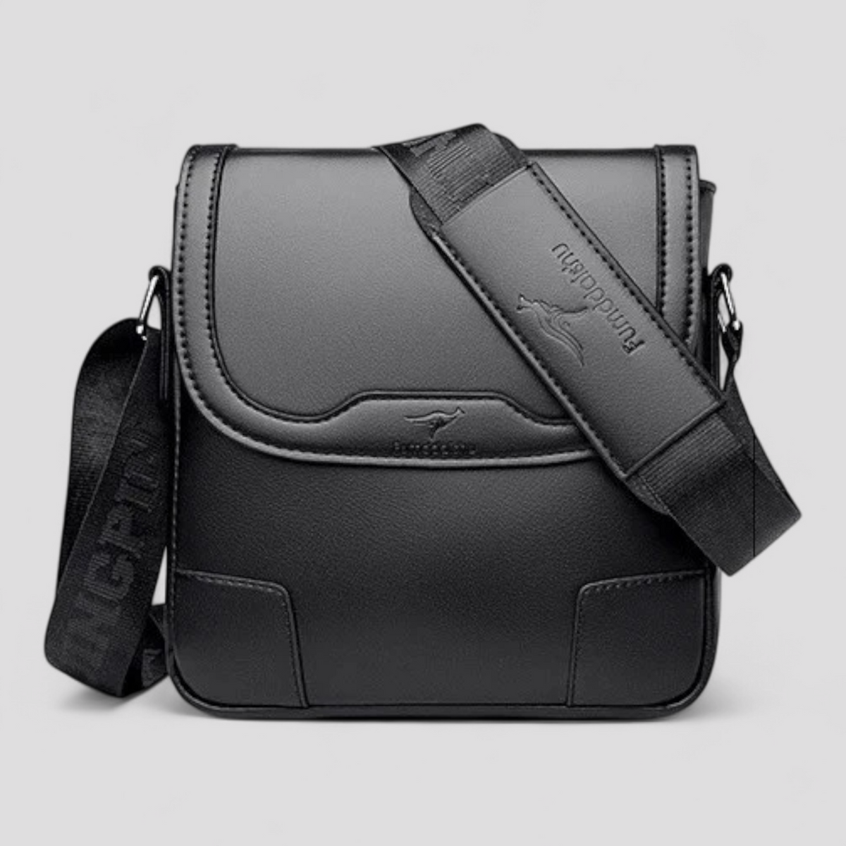 Compact Faux Leather Shoulder Bag for Work Essentials