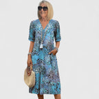 Lightweight Midi Dress with Flattering Fit