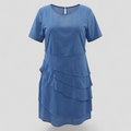 Velvet Ruffle Front Blouse for Office and Evening