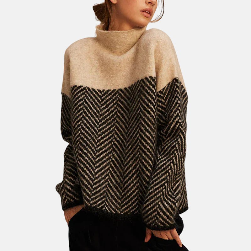 Collared Jumper with Structured Soft Texture