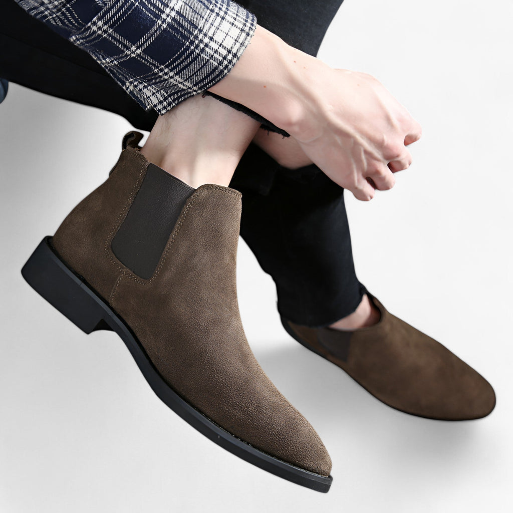 Botas de hombre sin cordones con ajuste ergonómico y cómodo