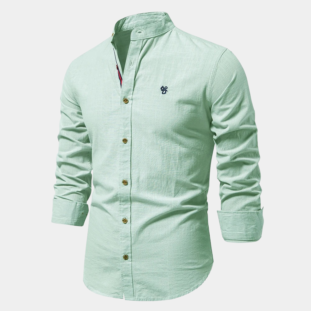 Camisa de hombre de corte moderno para la oficina y el tiempo libre