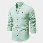 Camisa de hombre de corte moderno para la oficina y el tiempo libre