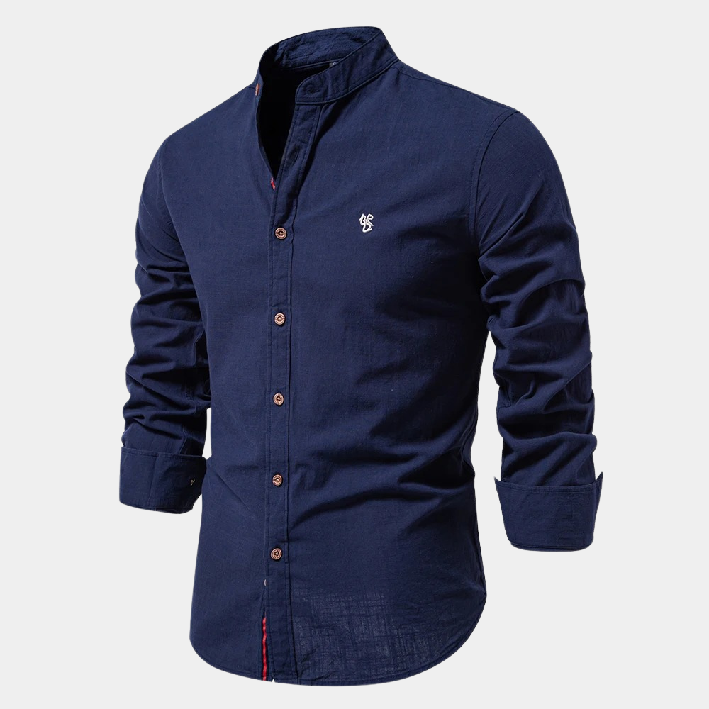 Camisa de hombre de corte moderno para la oficina y el tiempo libre
