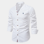 Camisa de hombre de corte moderno para la oficina y el tiempo libre