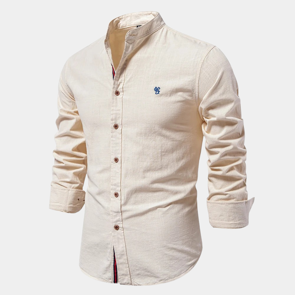 Camisa de hombre de corte moderno para la oficina y el tiempo libre